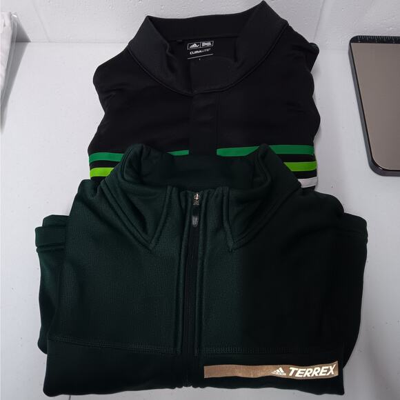 Adidas Men's Large Zipper Sweaters Jackets‎ - Picture 1 of 4